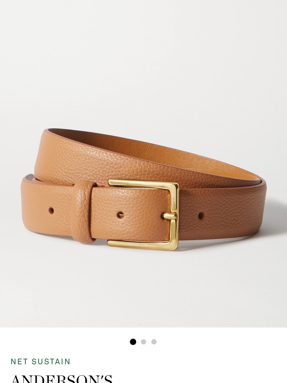 Andersons leather belt